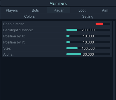 Скриншот чита Arc Raiders