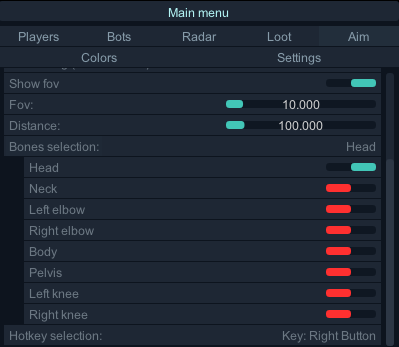 Скриншот чита Arena Breakout: Infinite